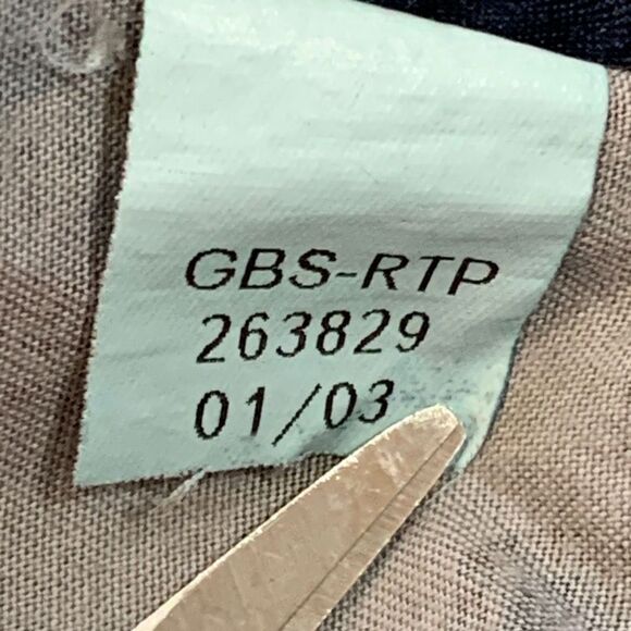 Vintage Y2K Hilfiger Shirt Blue Paisley Print Button Down Long Sleeve Cotton - Picture 11 of 13